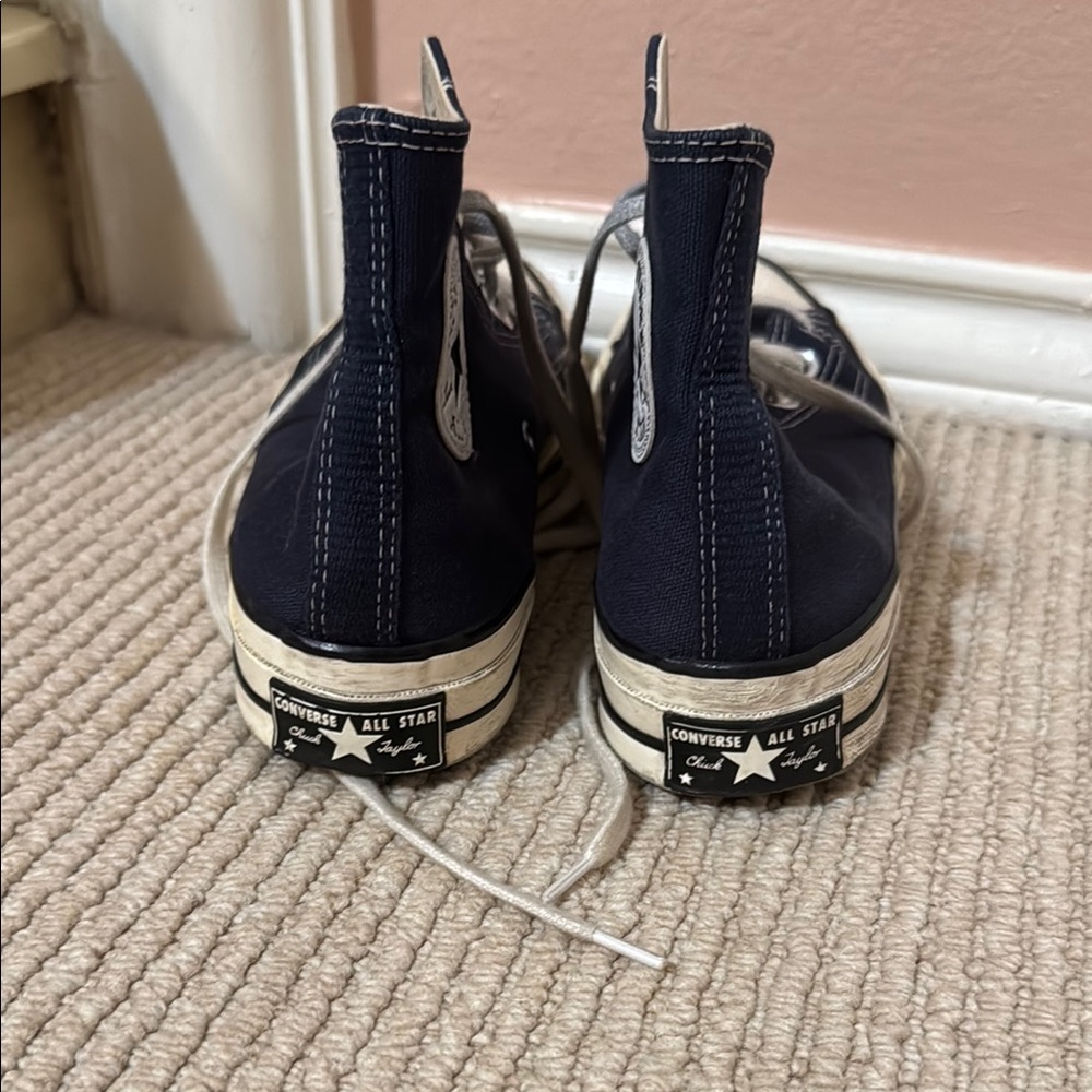 Stylish Converse Navy High-Top Sneakers - Picture 5 of 9